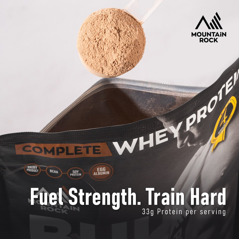 Mountain Rock Bulk Pro Plus Whey Protein 700g Swiss Chocolate | Award-Winning | Halal
